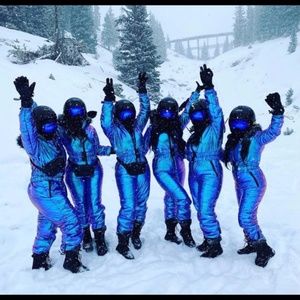 COLDER THAN YOUR HEART SNOWSUIT, GOGGLES, GLOVES.